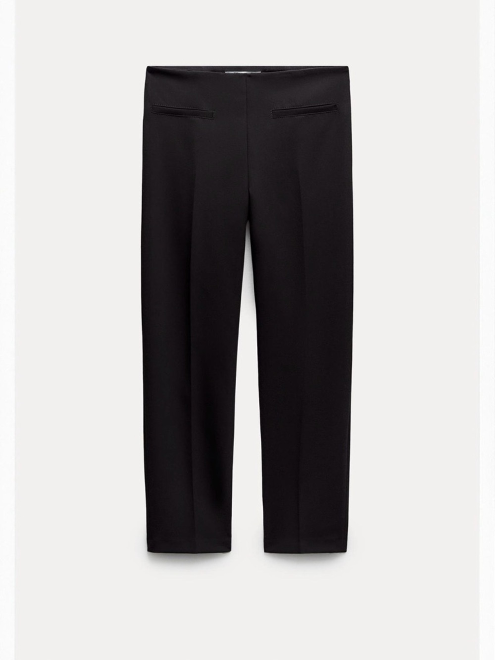Zara Black pants with Clean Waistband Detail